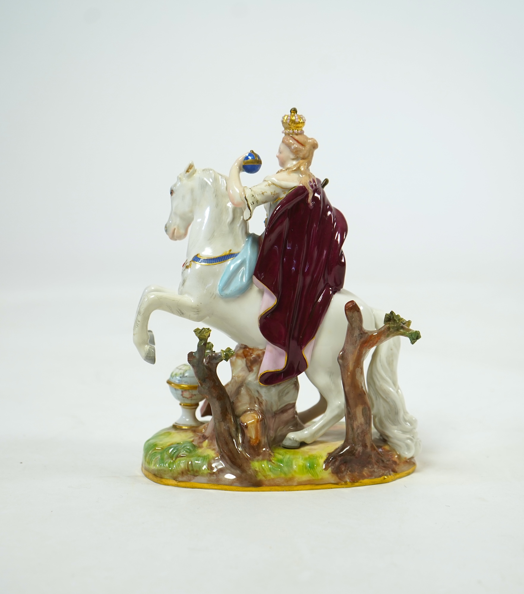 A Meissen porcelain figure of Catherine The Great, late 19th century